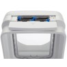 SUREFLAP Chatiere a puce électronique DualScan - Blanc - 142 mm x 120 mm (Mém...