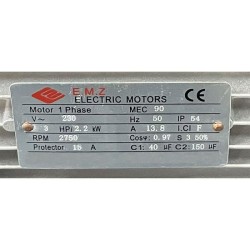 Moteur électrique 3CV/230V avec poulie - DOMAC