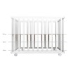 Parc Bébé 100x75 cm + Tapis Adam et Eule Imprimé Chouette + 4 Roues - ROBA - ...