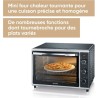 Mini Four chaleur SEVERIN TO2058 tournante 42 L, pierre a pizza et tournebroc...