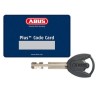 Antivol de chaîne - ABUS - 1480/180 - Maillons 14 mm - Gainage tissu - Cylind...