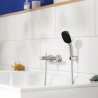 Mitigeur thermostatique bain douche GROHE Precision Get - Montage mural - Chromé