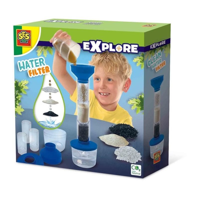Filtre de nettoyage d'eau - Jouet éducatif - SES CREATIVE - Découvre