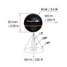 Sondeur lançable - DEEPER - PRO+ 2 - Wi-Fi - GPS intégré - profondeur 100 m -...