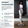 EZICLEAN Cyclomax R22 station - Aspirateur balai sans fil - 52 min - 500 W - ...