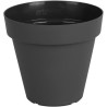 ARTEVASI Pot de fleurs CAPRI - Anthracite - Résistant au gel - 40 x 40 x 34,7...