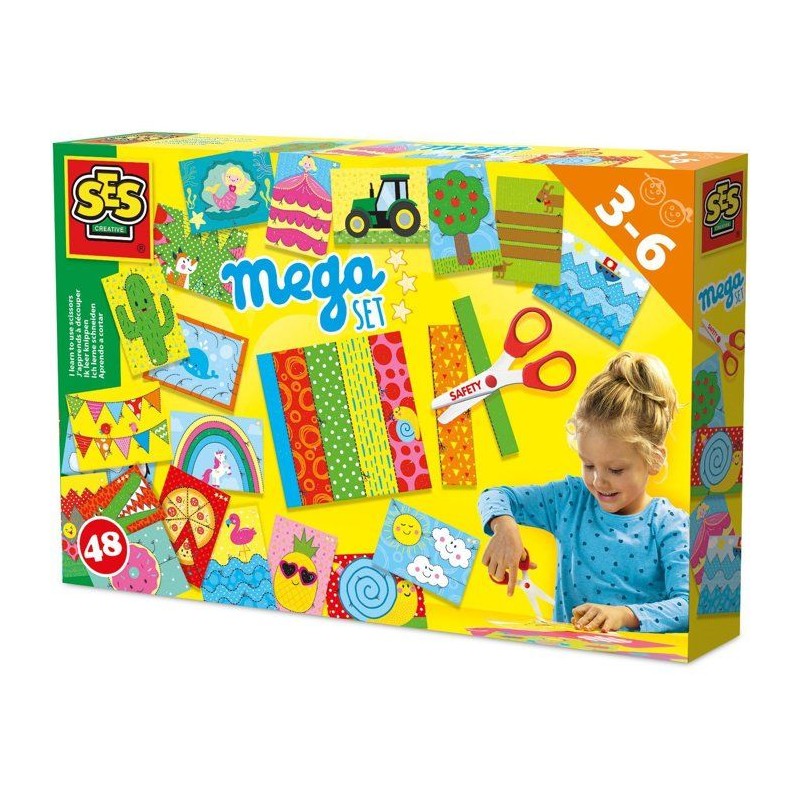 J'apprends a découper - SES CREATIVE - Hobby 3 - 6 - Méga kit -