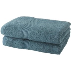 TODAY Essential - Lot de 2 Serviettes de Toilette - 50 x 90 cm - 100 % Coton ...