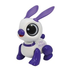 Power Rabbit Mini - Robot lapin avec effets lumineux et sonores, contrôle par...