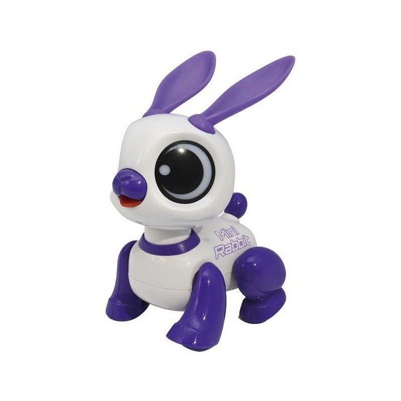 Power Rabbit Mini - Robot lapin avec effets lumineux et sonores, contrôle par...