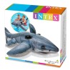 Bouée gonflable INTEX Grand Requin Blanc a Chevaucher - 173x107 cm - Pour Enf...