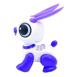 Power Rabbit Mini - Robot lapin avec effets lumineux et sonores, contrôle par...