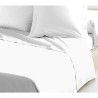 Drap Plat - LOVELY HOME -100% coton - 180 x 290 cm - Blanc