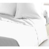 Drap Plat - LOVELY HOME -100% coton - 180 x 290 cm - Blanc