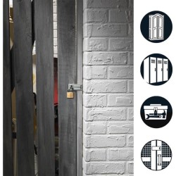 Pack Comprenant un Moraillon de Porte et un Cadenas a Clé - MASTER LOCK - 140...