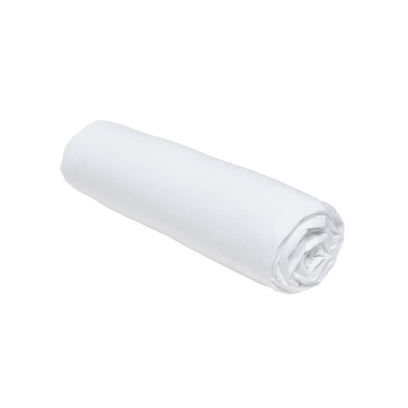 Drap housse TODAY Essential - 160 x 200+23 cm - 2 personnes - 100% Coton uni ...