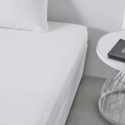 Drap housse TODAY Essential - 160 x 200+23 cm - 2 personnes - 100% Coton uni ...