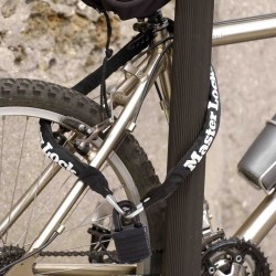 Chaîne antivol MASTER LOCK - 8390EURDPRO - 90cm x Ø 6mm - Cadenas 40mm - Gain...