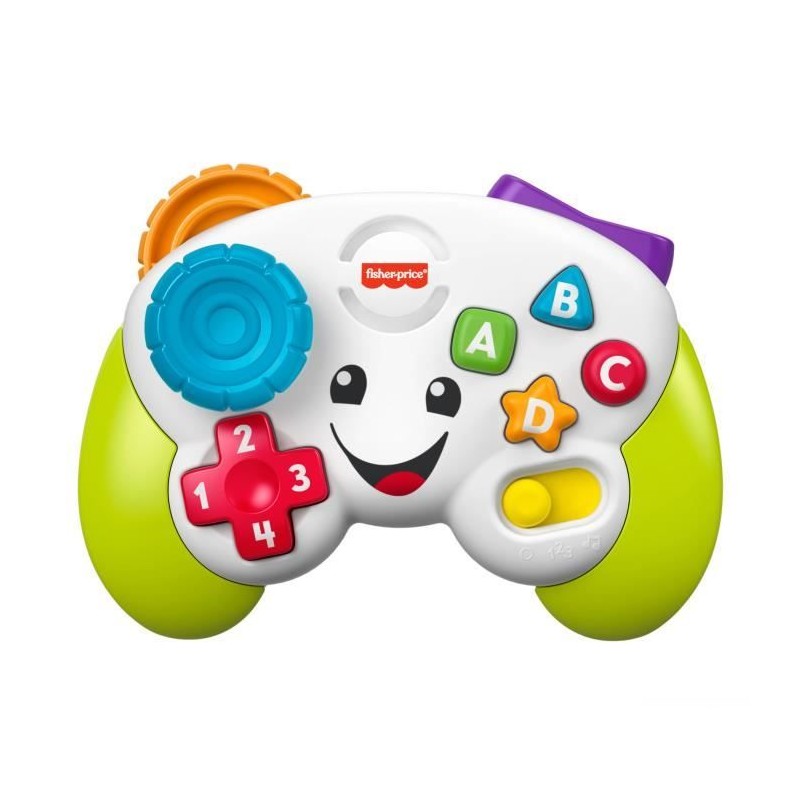 Fisher-Price-Manette de jeu et d'apprentissage Rires et Éveil HXB63