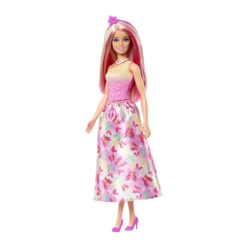 Barbie-Poupées Sirenes avec cheveux et nageoire colorés et serre-tete