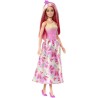Barbie-Poupées Sirenes avec cheveux et nageoire colorés et serre-tete