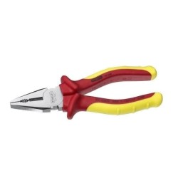 Pince universelle isolée - STANLEY - 0-84-000 - 160 mm - Rouge - Protection é...