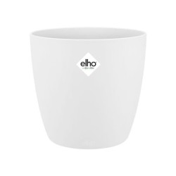 ELHO Pot de fleurs BRUSSELS rond - Ø 29.5 x H 27.1 cm - Blanc