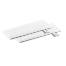 KARCHER - Kit 2 Serpillieres surfaces délicates pour buse sol - Compatible Ea...