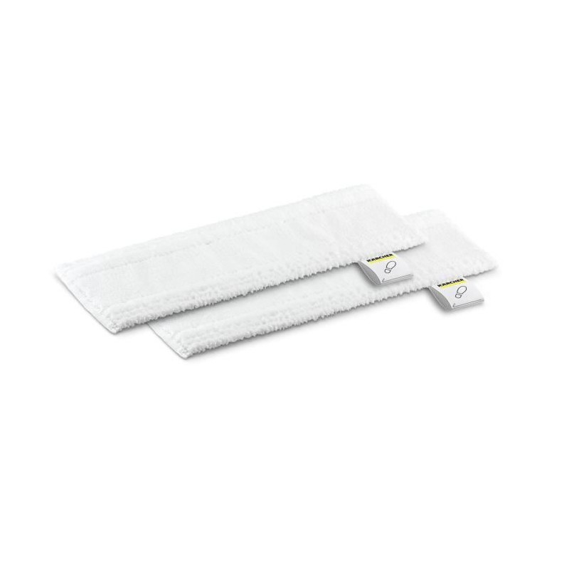 KARCHER - Kit 2 Serpillieres surfaces délicates pour buse sol - Compatible Ea...