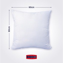 Oreiller médium DODO 60x60 cm - Protection anti punaise, anti acarien - 550 g...