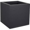 Pot de fleurs Carré 30 cm - EDA - Graphit Up - 21 L - Intérieur / Extérieur -...