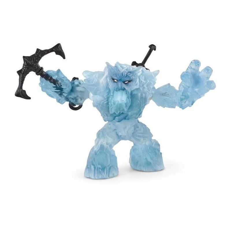 Géant des neiges, Monstre avec Arme, Figurine d'Action schlecih Tres