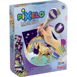 Stylo électronique Pixelo Metallic - LANSAY - Loisir Créatif - Motifs pointil...