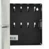 Armoire a clés BURG-WÄCHTER QUAD 6204/10 Ni - Fermeture magnétique et porte e...