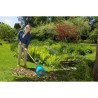 Râteau-pelle 3 en 1 Combisystem GARDENA - Plastique solide renforcé - 16 dent...
