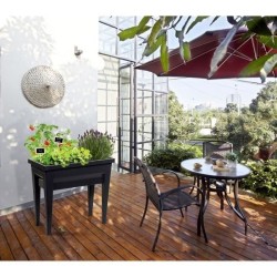 Espace potager sur pieds - EDA - Veg&Table City - 57 L - Table de culture sur...