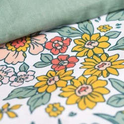 Parure de lit - TODAY - Sunshine - 2 personnes - 260x240cm - Coton - Imprimé ...