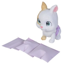 Smoby - Pamper Petz - Lapin a adopter - 4 accessoires - Articulé - Bois et fa...