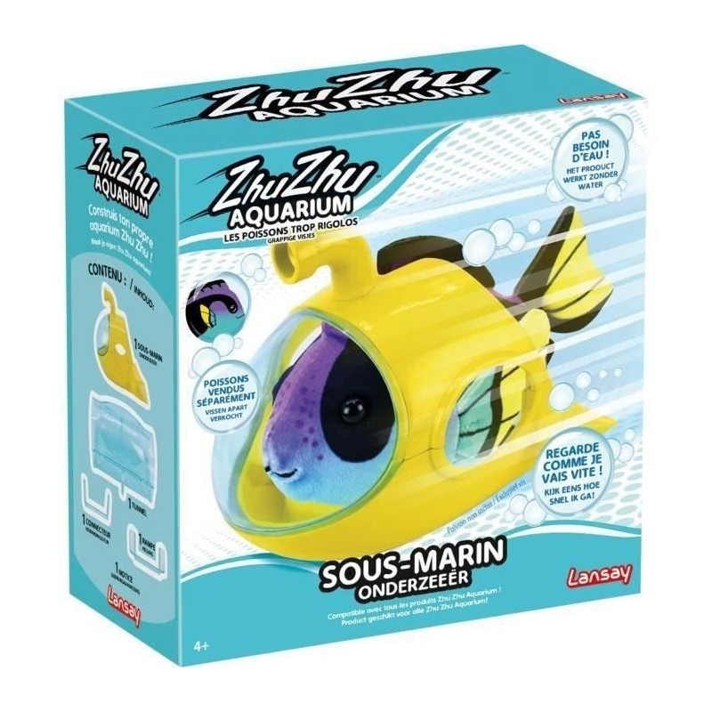 Univers miniature - LANSAY - 51003 - Zhu Zhu Aquarium : Sous-marin