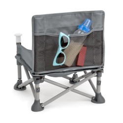 BRIGHT STARTS Rehausseur de chaise pliable, PoP N Sit, nomade, de voyage, Lég...