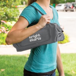 BRIGHT STARTS Rehausseur de chaise pliable, PoP N Sit, nomade, de voyage, Lég...