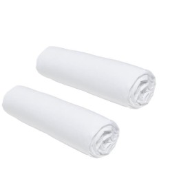 Lot de 2 draps housses TODAY Essential - 140 x 190 cm - 2 personnes - 100% Co...