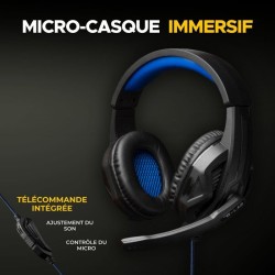 Pack Gamer 4 en 1 - The G-Lab - COMBO ARGON - Souris Filaire - Clavier Filair...