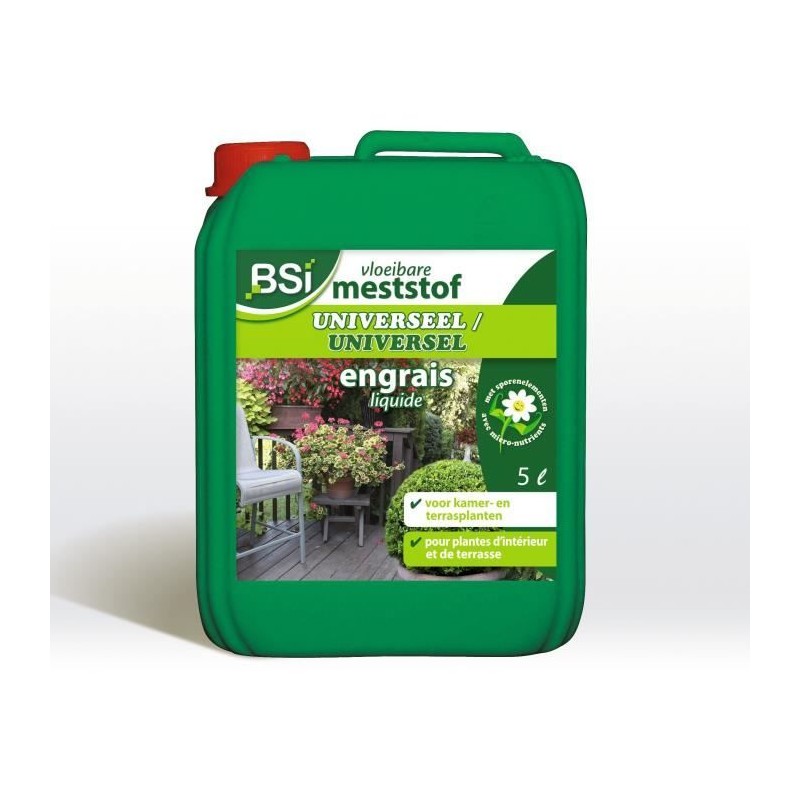 BSI - Engrais Universel - Liquide - Pour Plante d'Intérieur Ou Balcon - Avec ...