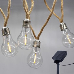 Guirlande lumineuse solaire - LUMISKY - FANTASY CORD SOLAR - 7.50 m - Corde 1...