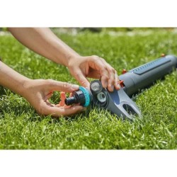 Arroseur oscillant AquaZoom S - GARDENA - Surface 150m² - Portée 15m max - Ré...