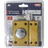 Verrou - ABUS - CLK CB 45 B EK - Coffre, gâche et pene en acier - Cylindre en...