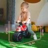 Porteur Baby Moto Falk Racing Team - Draisienne  - Larges roues - Rouge - 40%...