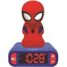 LEXIBOOK - Réveil veilleuse Spiderman - Sons et mélodies, écran LCD rétro-écl...