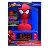 LEXIBOOK - Réveil veilleuse Spiderman - Sons et mélodies, écran LCD rétro-écl...